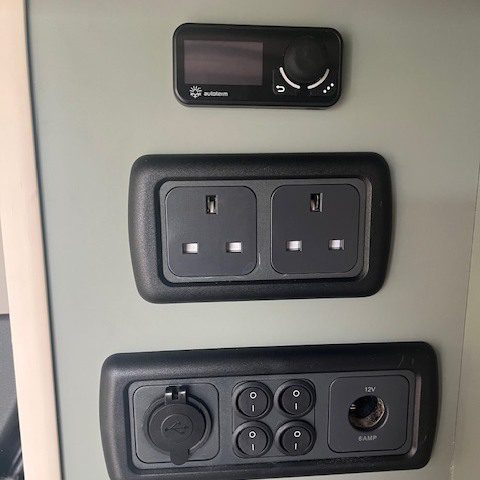 Camapervan electrics off-grid 12V camping vs 240V hook-ups plug sockets