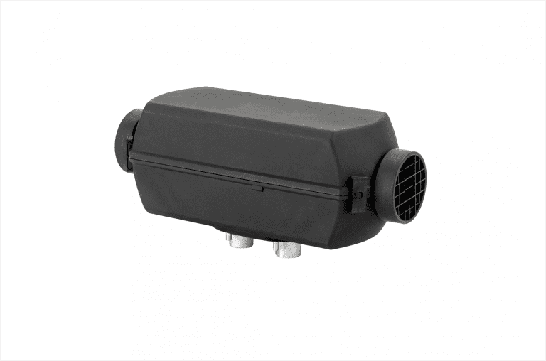 a black autoterm air 2d diesel heater for campervans