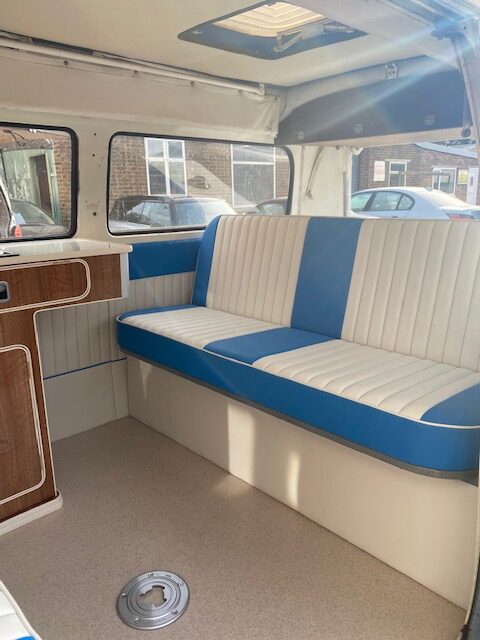 T2 conversion works - Rusty Lee r&R Bed upholstery works in Kent - The Dub Hut 2022