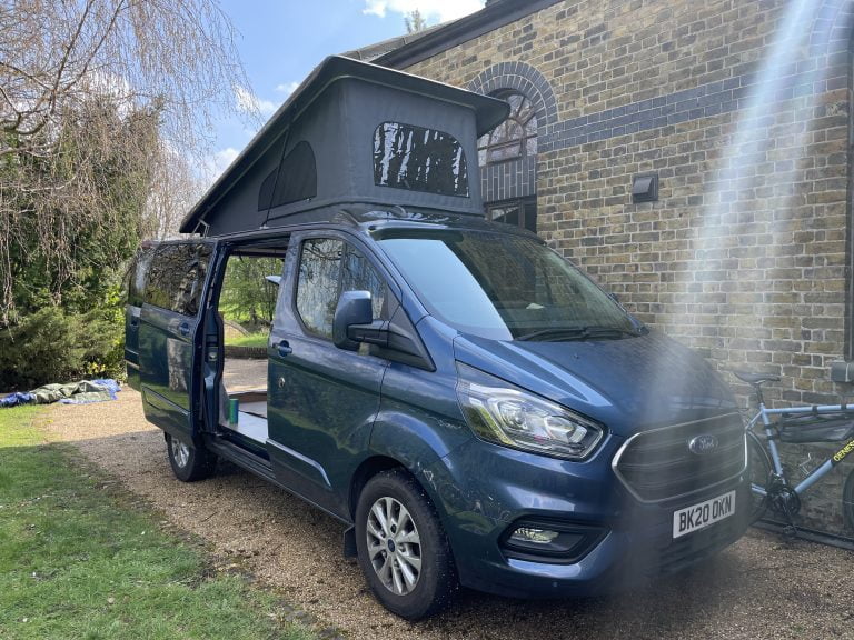 Ford Transit Custom Twin Slider SWB campervan for sale in Kent - The Dub Hut 2024