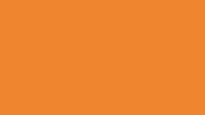 Orange gloss campervan kitchen colour