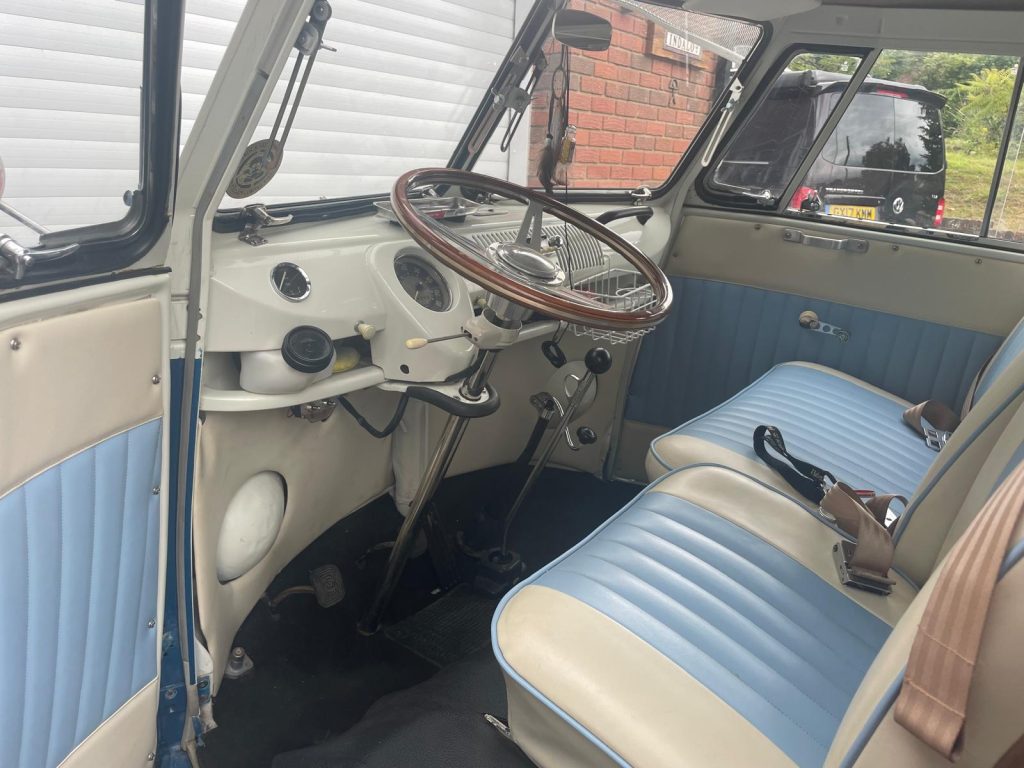 T2 interior split screen campervan for sale in kent uk - the dub hut 2024